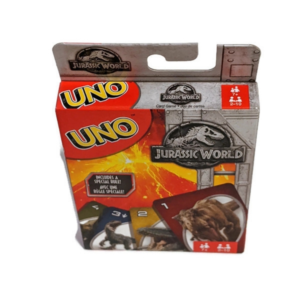 New UNO Jurassic World (FLK66) Card Game